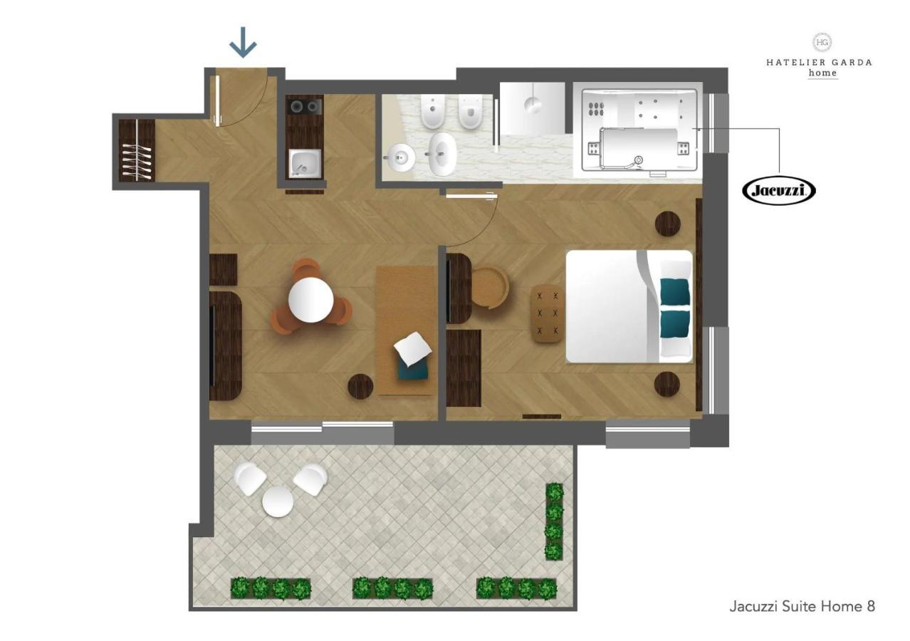 Jacuzzi Suite Home By Enjoy Garda Hotel Peschiera del Garda Exterior foto